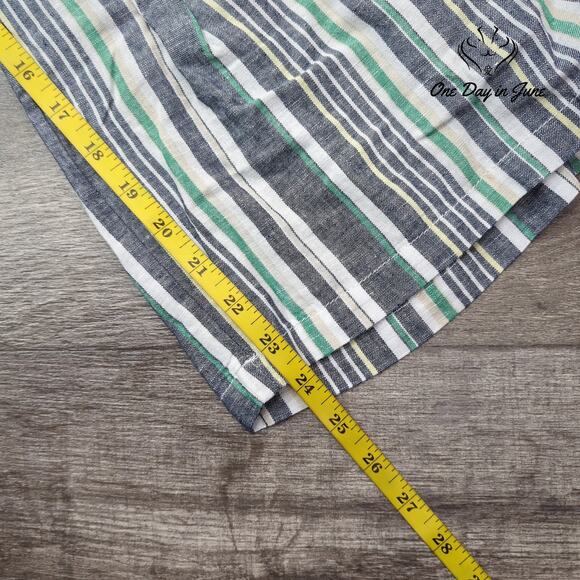 Liz Claiborne Cropped Linen Pants Size L - Picture 5 of 6